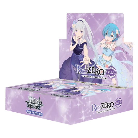 Weiss Schwarz Re:Zero Starting Life in Another World Vol.3 Booster Box English