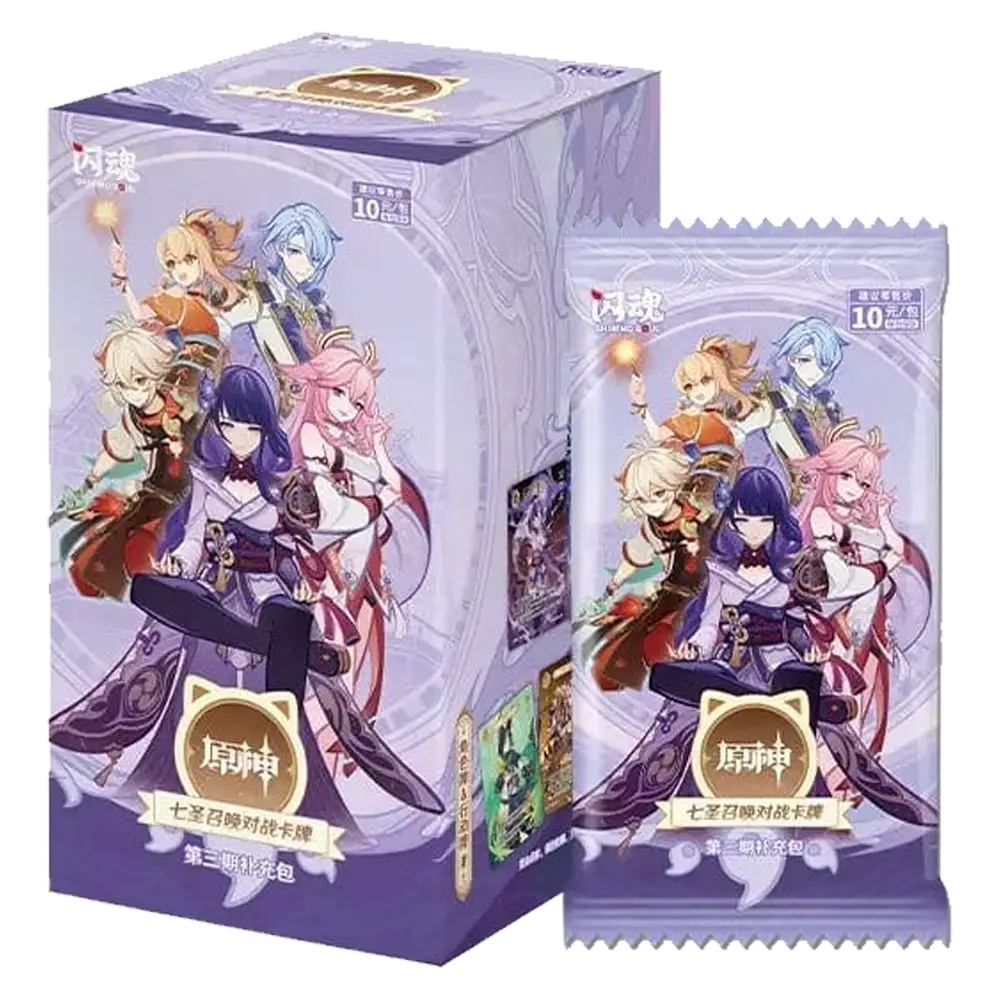 Genshin Impact Series 3 Blind Box Trading Cards - Chinese