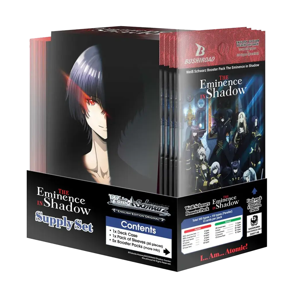 Weiss Schwarz The Eminence In Shadow Supply Set