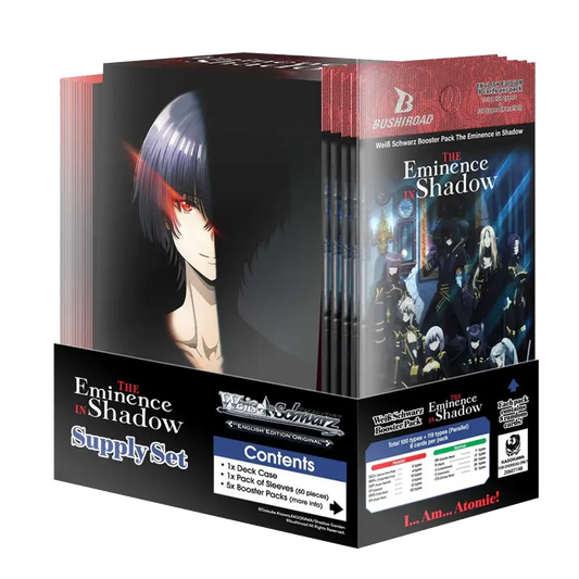 Weiss Schwarz The Eminence In Shadow Supply Set
