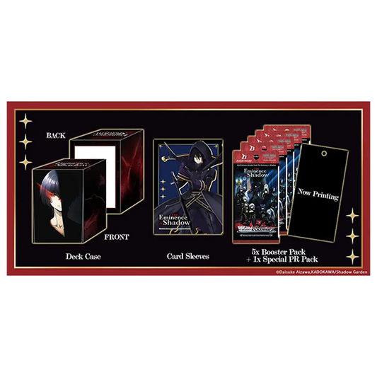 Weiss Schwarz The Eminence In Shadow Supply Set