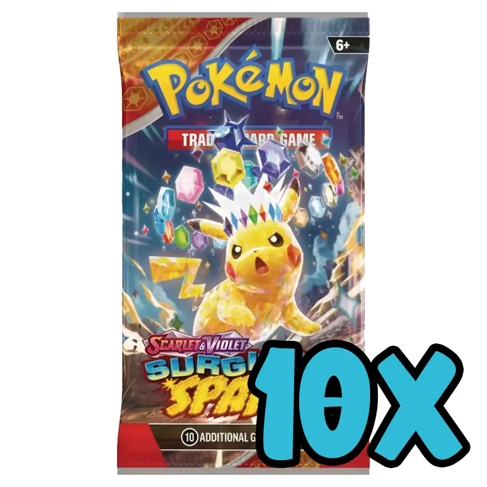 Pokemon Surging Sparks 10 Booster Packs