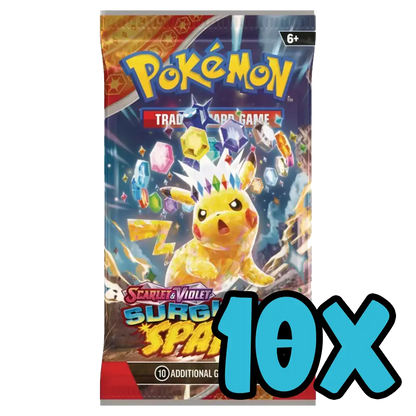 Pokemon Surging Sparks 10 Booster Packs