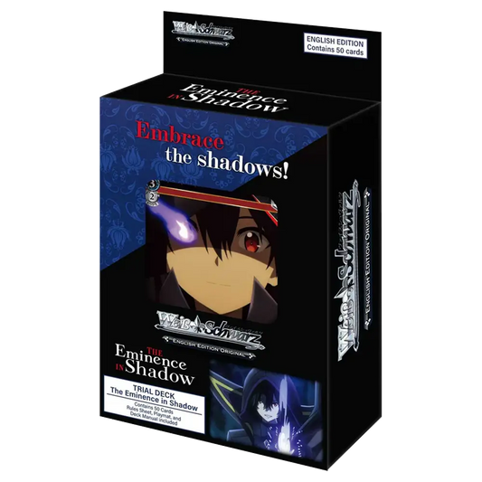 Weiss Schwarz The Eminence In Shadow Trial Deck
