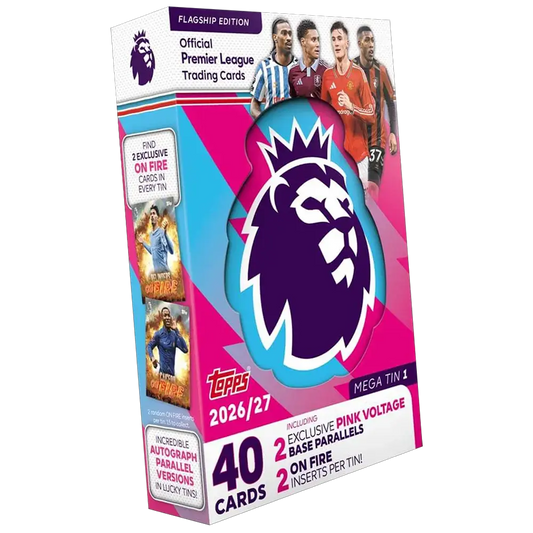 Topps Premier League 2026/27 Flagship Edition Mega Tin
