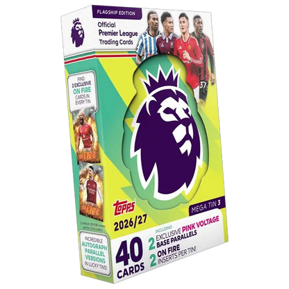 Topps Premier League 2026/27 Flagship Edition Mega Tin