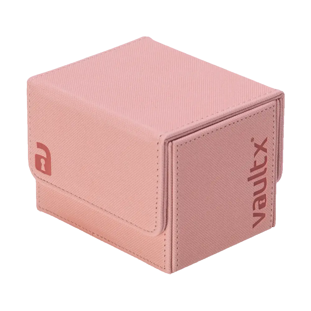 VaultX Sideloading Deck Box - 100+ Cards Storage - Just Pink