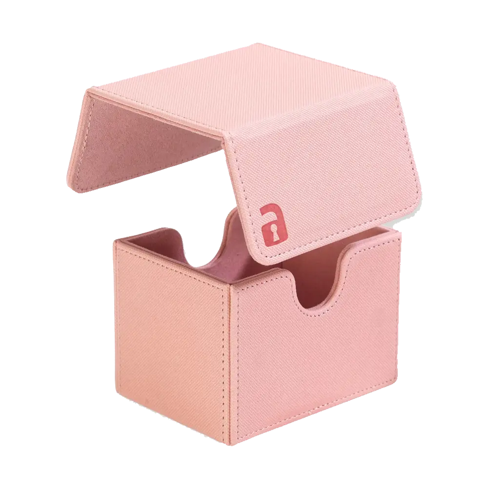 VaultX Sideloading Deck Box - 100+ Cards Storage - Just Pink