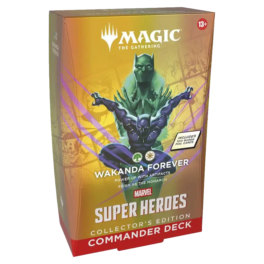 Magic The Gathering Marvel Super Heroes Collector Commander Deck - Wakanda Forever