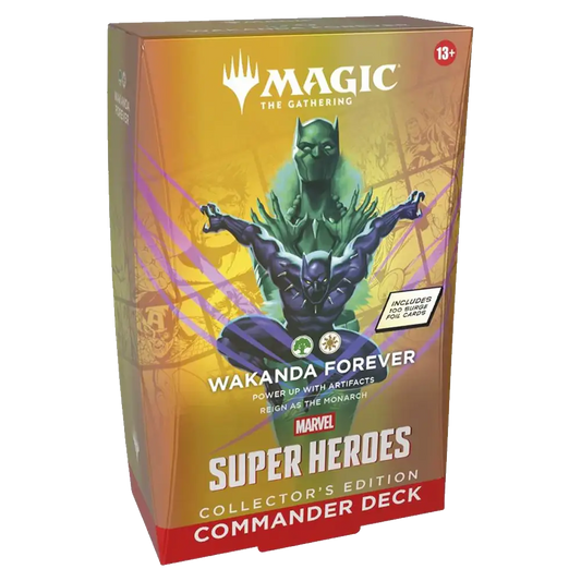 Magic The Gathering Marvel Super Heroes Collector Commander Deck - Wakanda Forever