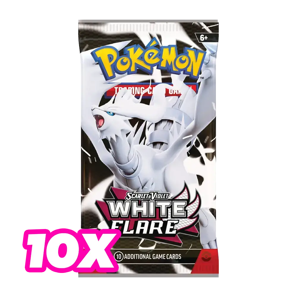 Pokémon 10x White Flare Booster Pack TCG